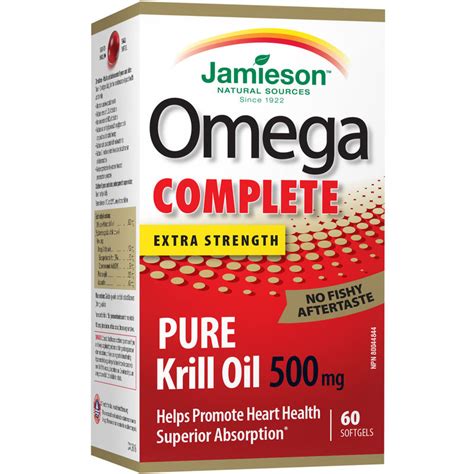 Jamieson Omega Complete™ Extra Strength Super Krill 500 mg, 